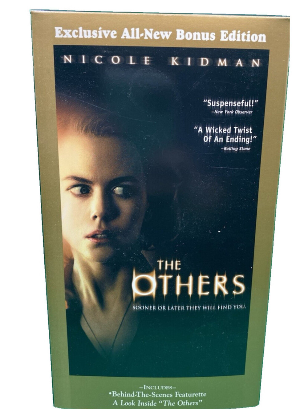 The Others VHS Tape 2004 Bonus Edition Nicole Kidman Horror Suspense Movie NTSC